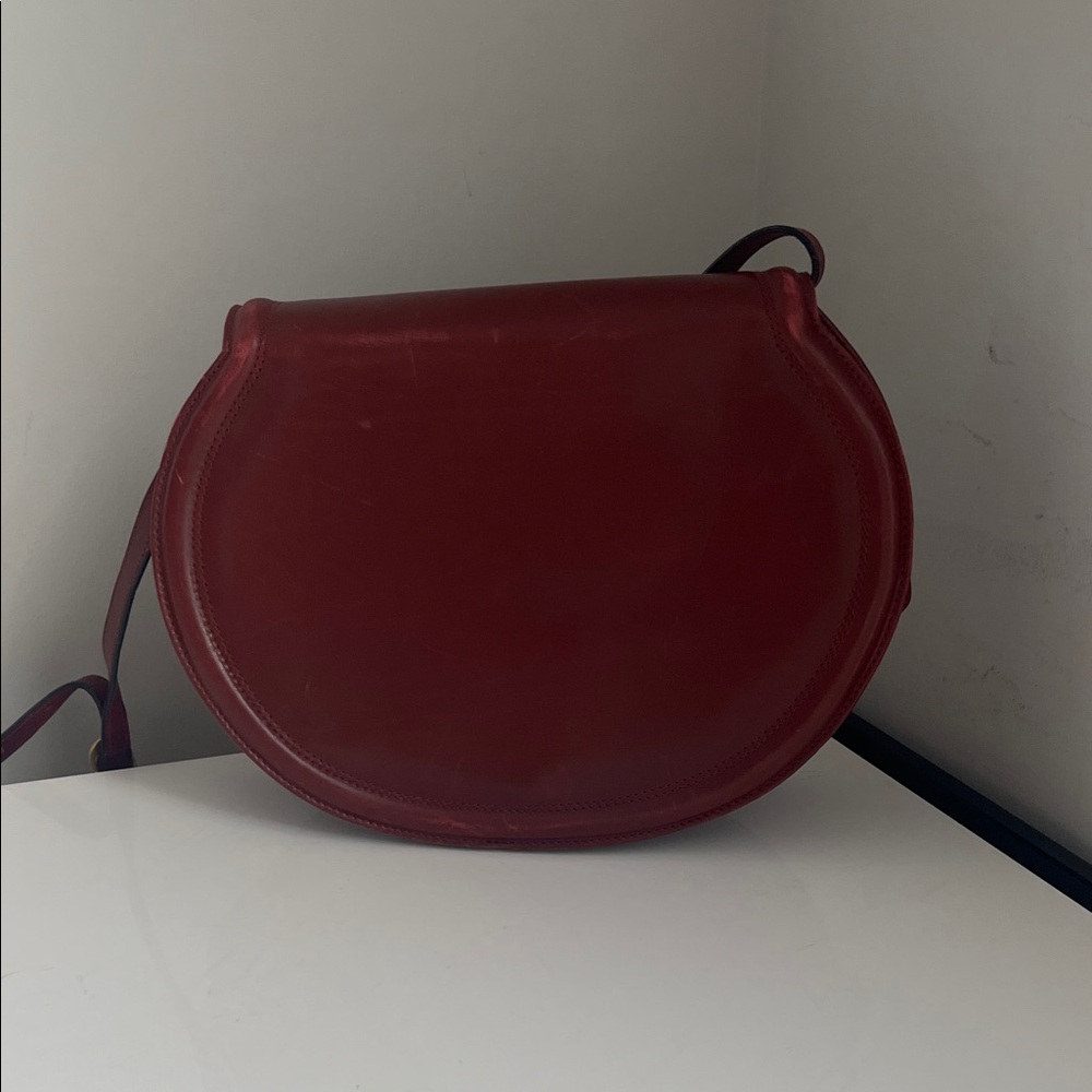Salvatore Ferragamo Vintage Burgundy Shoulder Bag